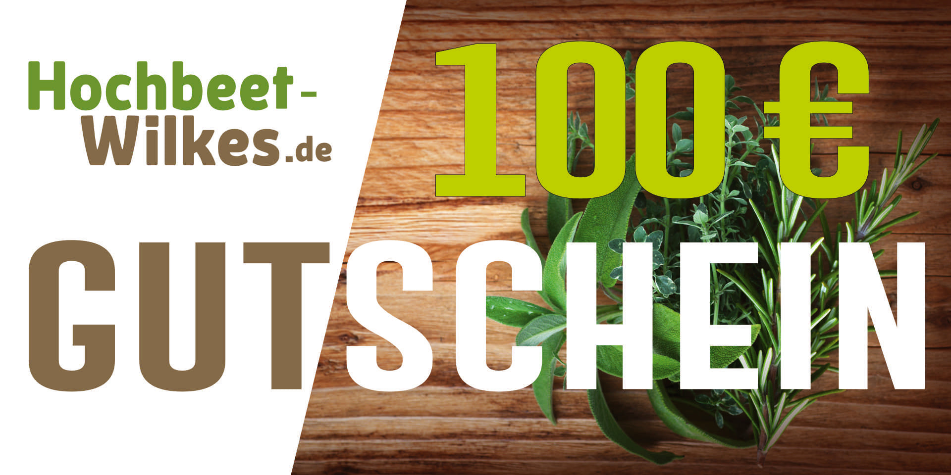 Geschenkgutschein bei Hochbeet Wilkes