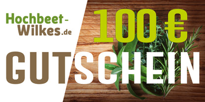Geschenkgutschein bei Hochbeet Wilkes