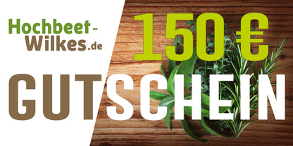 Geschenkgutschein bei Hochbeet Wilkes