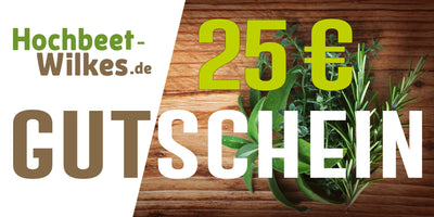 Geschenkgutschein bei Hochbeet Wilkes