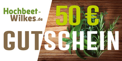 Geschenkgutschein bei Hochbeet Wilkes