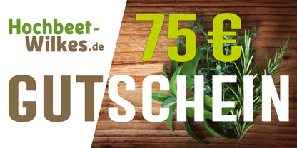 Geschenkgutschein bei Hochbeet Wilkes