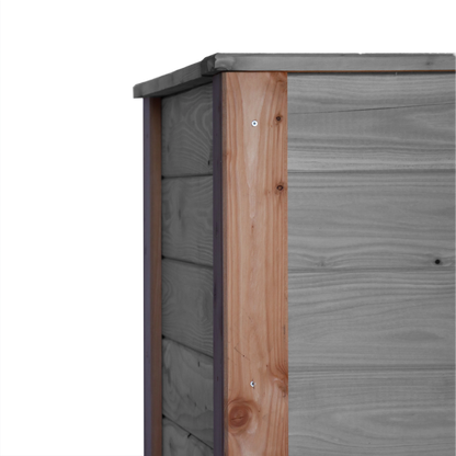 Verschraubte Leistenaufsätze seitlich an Hochbeet